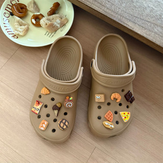 【Mới】Xixitiao Sandals Nam và Nữ Quần áo bên ngoài Nam Thú vị và Sáng tạo DIY Ice Cream Pizza