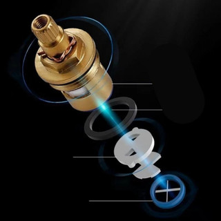 Đa Năng Vòi Lõi Van Tất Cả Đồng Mở Nhanh Lõi Vòi Tam Giác Van Đơn Nóng Lạnh Phụ Kiện Gốm 1 Chiếc
