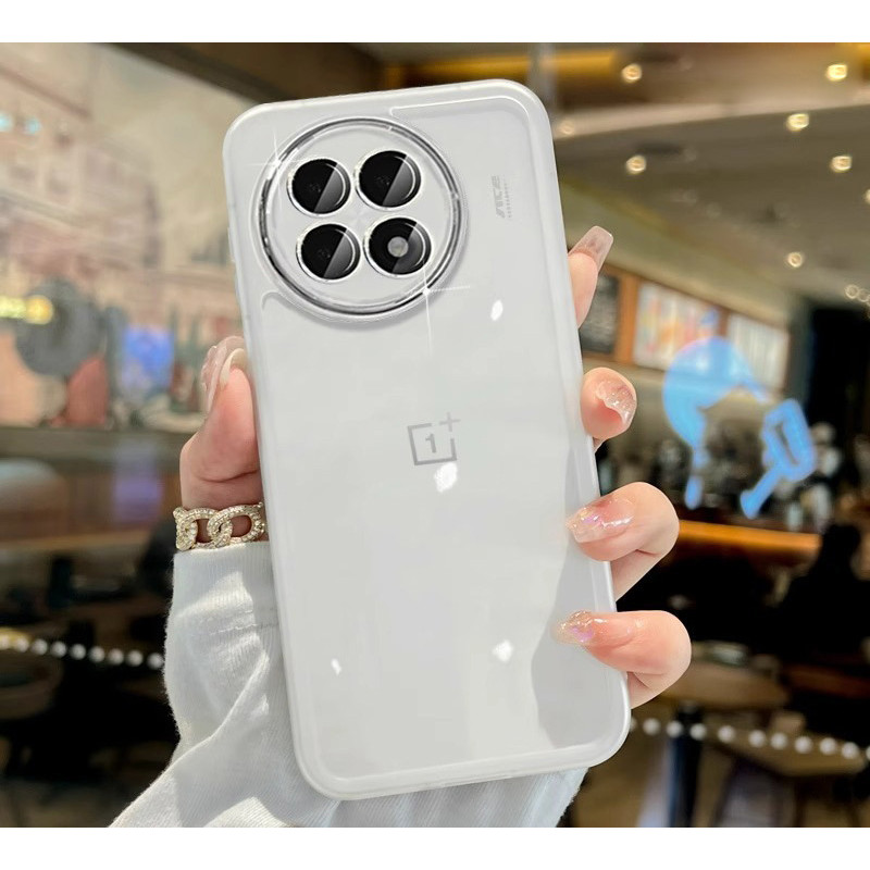 Dành Cho OnePlus Ace 5 Pro 3 3v 3 2 5G Matte Case Silicon Trong Suốt Bảo Vệ Ống Kính Máy Ảnh