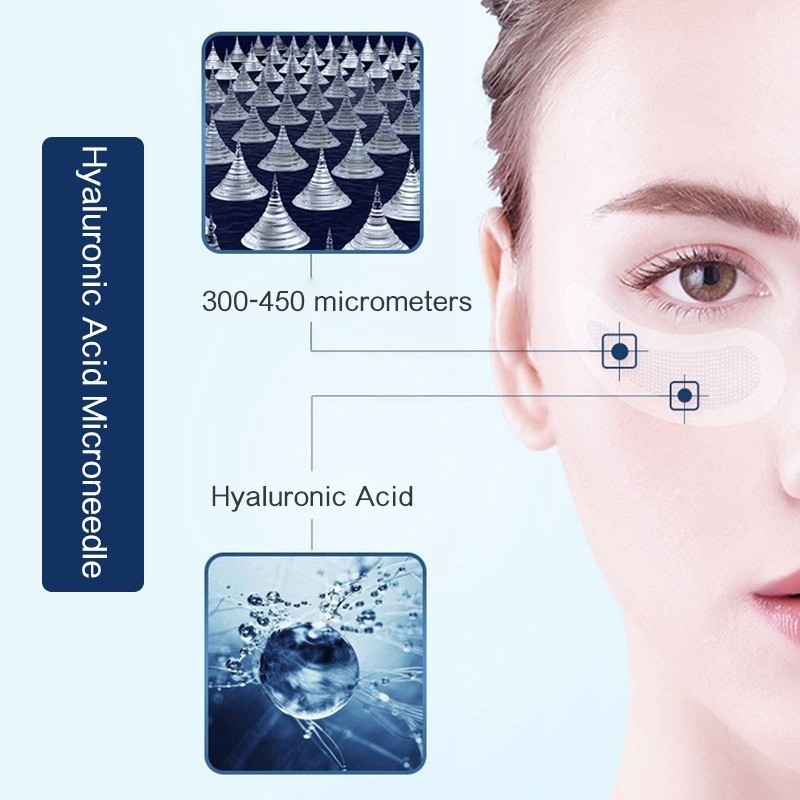 Miếng dán mắt SEVICH Miếng dán nếp nhăn Loại bỏ nếp nhăn Axit Hyaluronic Mặt nạ mắt quầng thâm bọng mắt Miếng dán mắt Dưỡng ẩm chống lão hóa