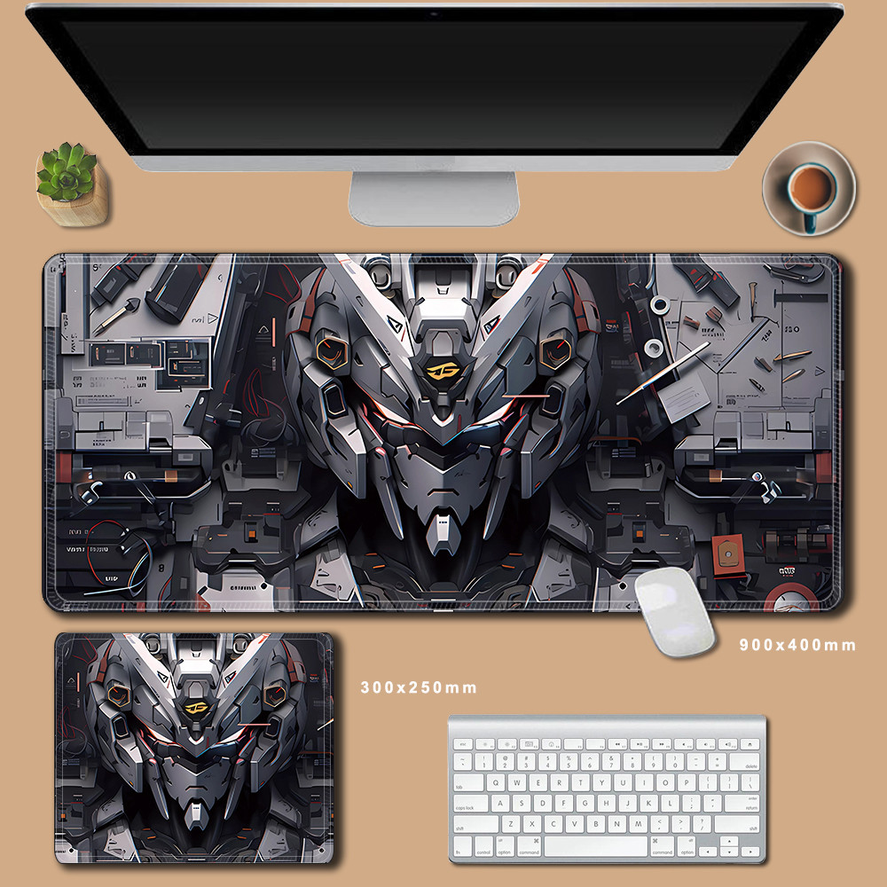 GUNDAM Mousepad XXL 90X40CM Di Động Phù Hợp Với Lockedge Văn Phòng Máy Tính Để Bàn Thảm Bàn Phím Chuột Miếng Lót Anime Laptop Đệm