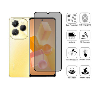Infinix Hot 40 Pro MIỄN PHÍ FIRE Kính cường lực bảo vệ màn hình chống nhìn trộm 2 trong 1 cho infinix Hot 40i 30 30i 4G Phim bảo vệ kính & Phim ống kính máy ảnh