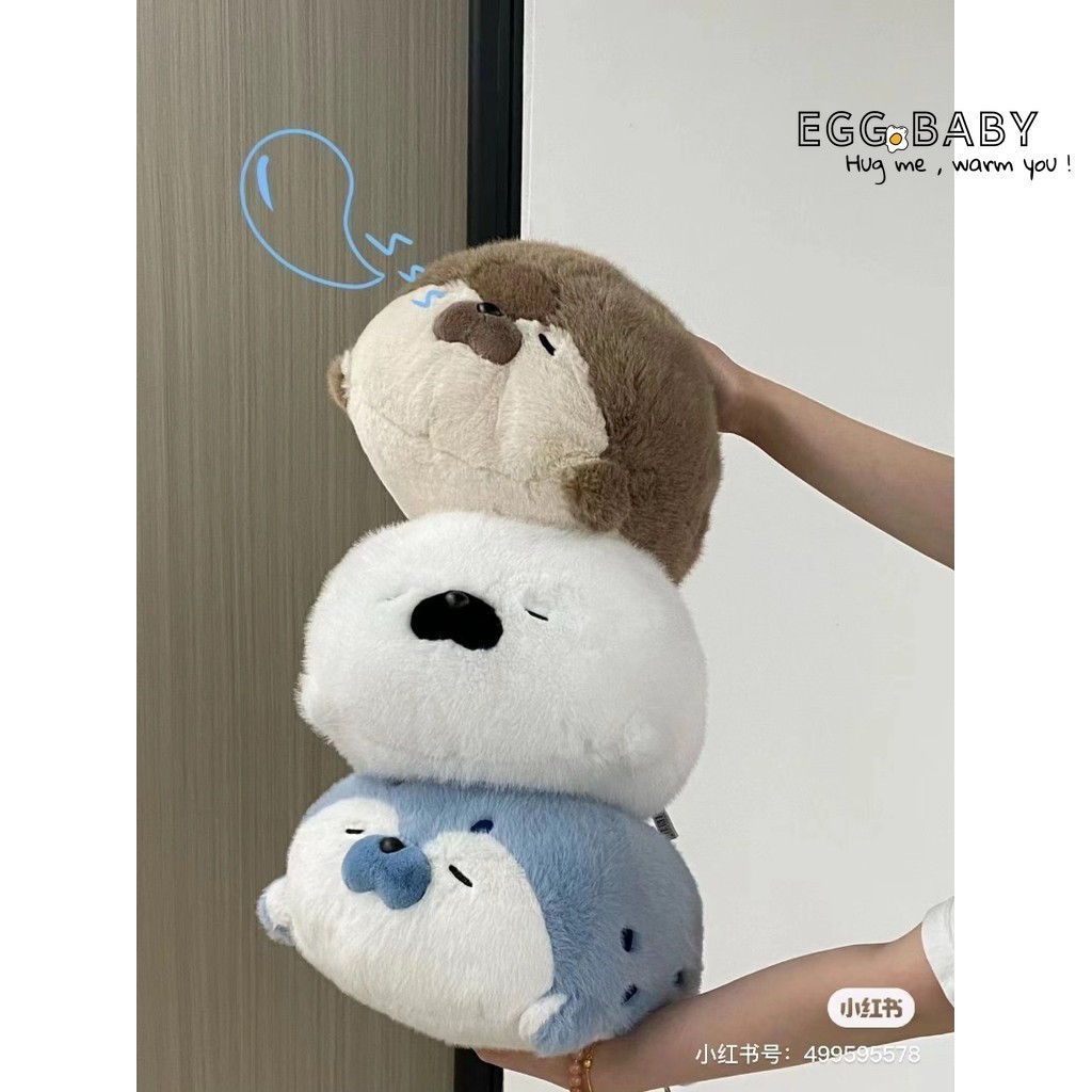 Mềm Tròn Mỡ Otter Sang Trọng Búp Bê Mềm Cói Gấu Bông Sang Trọng Đồ Chơi Thú Nhồi Bông Dễ Thương Biển Sư Tử Động Vật Ngủ Ôm Gối Trẻ Em Bé Trai Bé Gái Quà Tặng Sinh Nhật