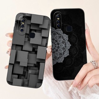 Vỏ bảo vệ ống kính Vivo V15 (1819) / V15 Pro (1818) VivoV15 V 15 Pro Vỏ điện thoại silicon mềm in thời trang