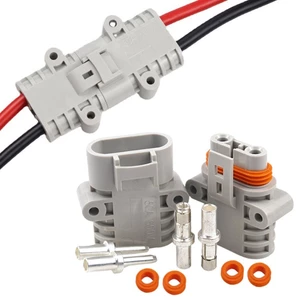 Đầu nối thẳng nam / nữ công suất cao 50A 600V cho pin xe điện