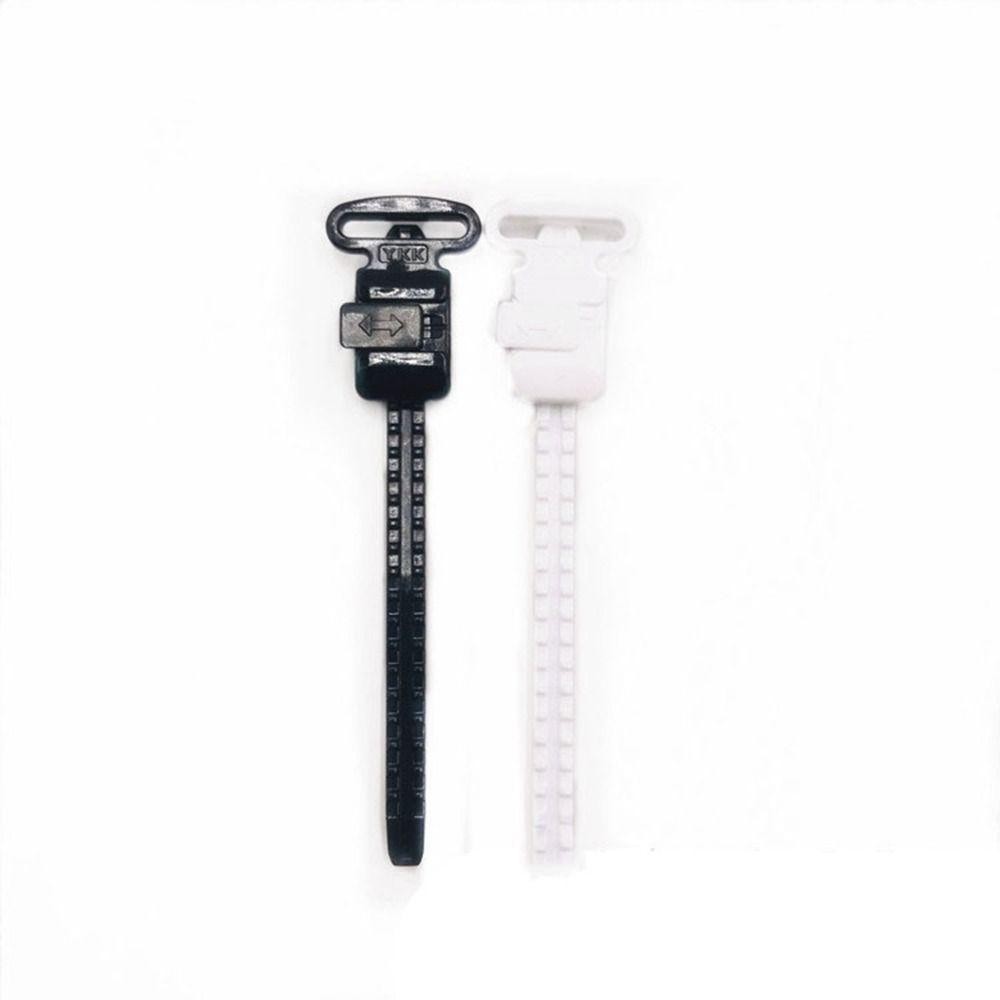 [DEMO3] 5 Kẹp Điều Chỉnh, Đồng Phục Nhựa 6 / 8cm Đen / Trắng, Phụ Kiện Hành Lý Khóa Vali