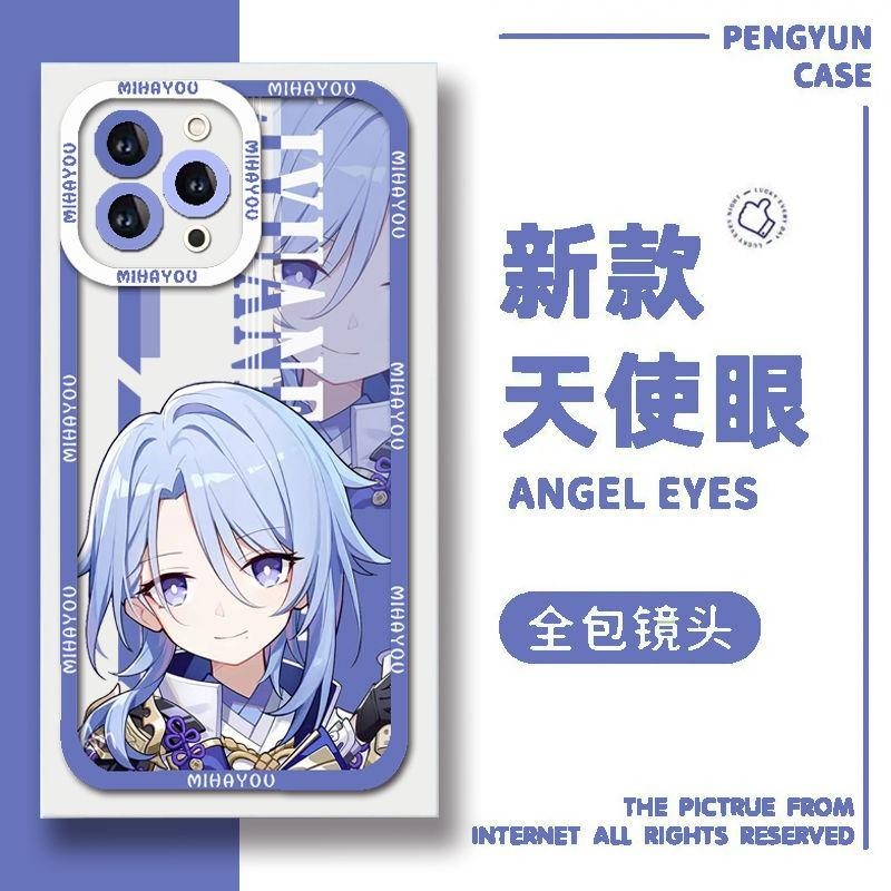 Ốp Điện Thoại Cho iPhone 11 Pro Max 7 8 Plus SE 2 3 X XS XR XSMAX Vỏ Điện Thoại Di Động Genshin Impact Game Anime Hoạt Hình Trong Suốt Dễ Thương Mềm Hợp Thời Trang TPU