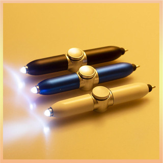 Sáng Tạo Dạ Quang Đầu Ngón Tay Con Quay Con Quay Ánh Sáng Bút Bi Bút Stylus Đa Năng Boring Giải Nén Bút