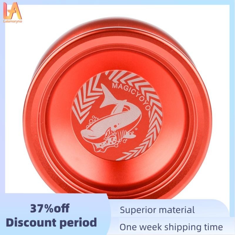 Magicyo N12 Shark Honor Yoyo Hợp kim nhôm Yoyo chuyên nghiệp không phản hồi Yoyo quay thời gian dài với dây Yoyo