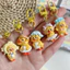Bighsm Upsetduck Vịt Vàng Búp Bê Nhựa Móc Khóa Mặt Dây Chuyền Móc Khóa Cho Bé Gái Ba Lô Charm Tai Nghe Phụ Kiện Túi Đôi Quà Tặng Martijn