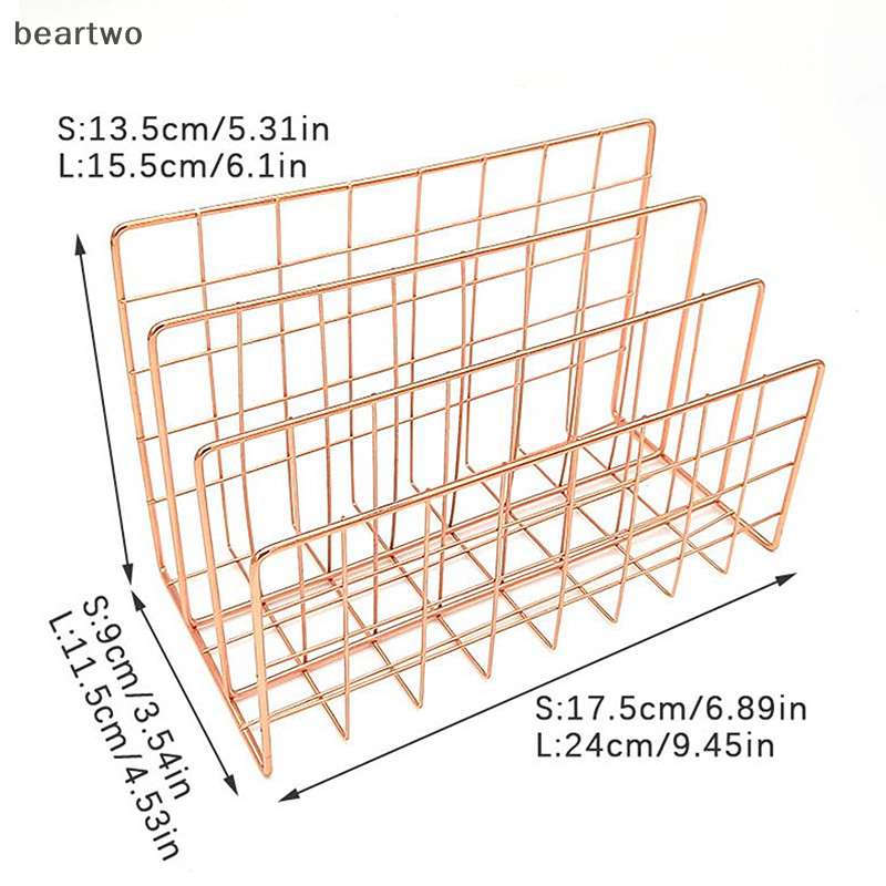 < Beartwo > Ins Giá đựng đồ để bàn bằng sắt tối giản Giá sắp xếp Bàn sắp xếp Giá để sách tài liệu Giá để bàn Giá lưu trữ đa chức năng Đẹp