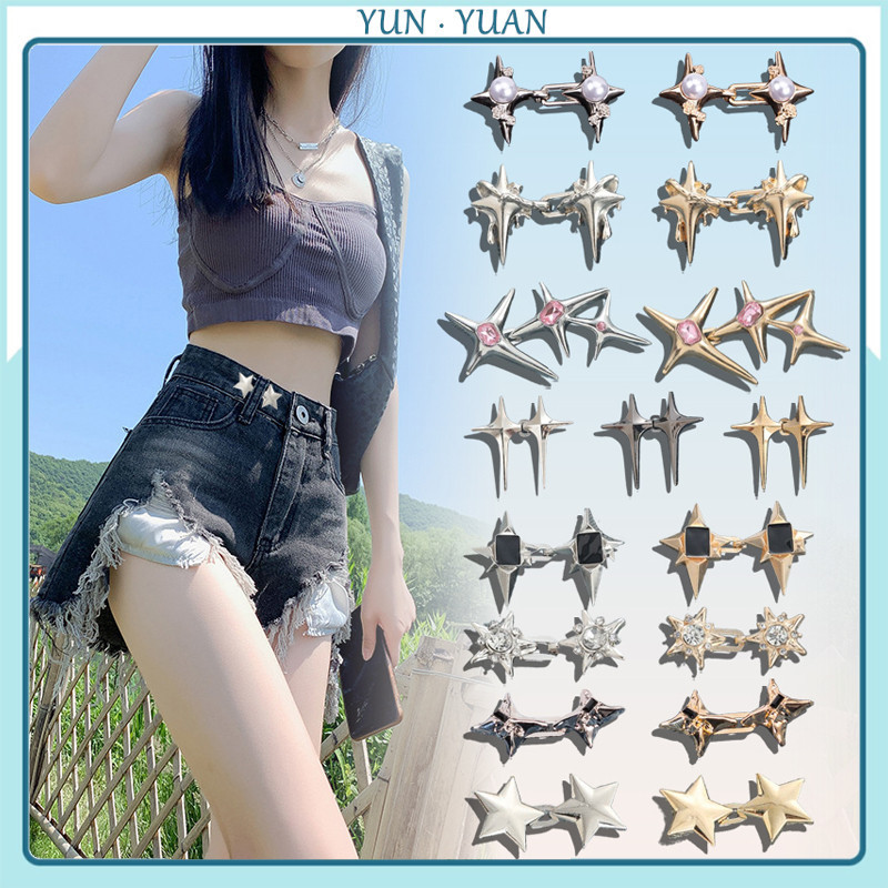[Yunyuan] Bộ sưu tập khóa thắt lưng ngôi sao 43 phong cách, dễ thương và cá tính, dễ sử dụng, không có đường may, có thể tháo rời, quần bó sát Dụng cụ thắt lưng