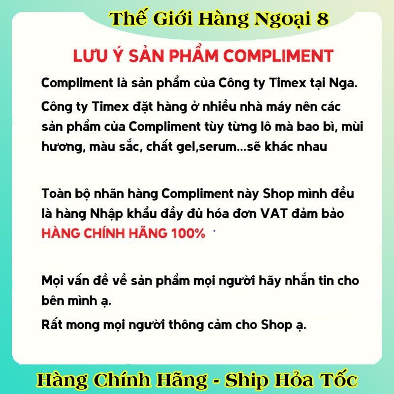 BỘ SỮA RỬA MẶT/ TONER BHA Compliment No Problem làm sạch sâu, giảm viêm & mụn 200ml của Nga