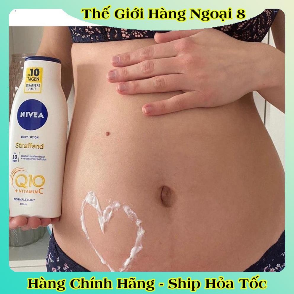 Dưỡng thể Nivea Q10 Vitamin C 400ML giúp sáng da, mềm mịn– Nội địa Đức Đủ Bill [Hot]