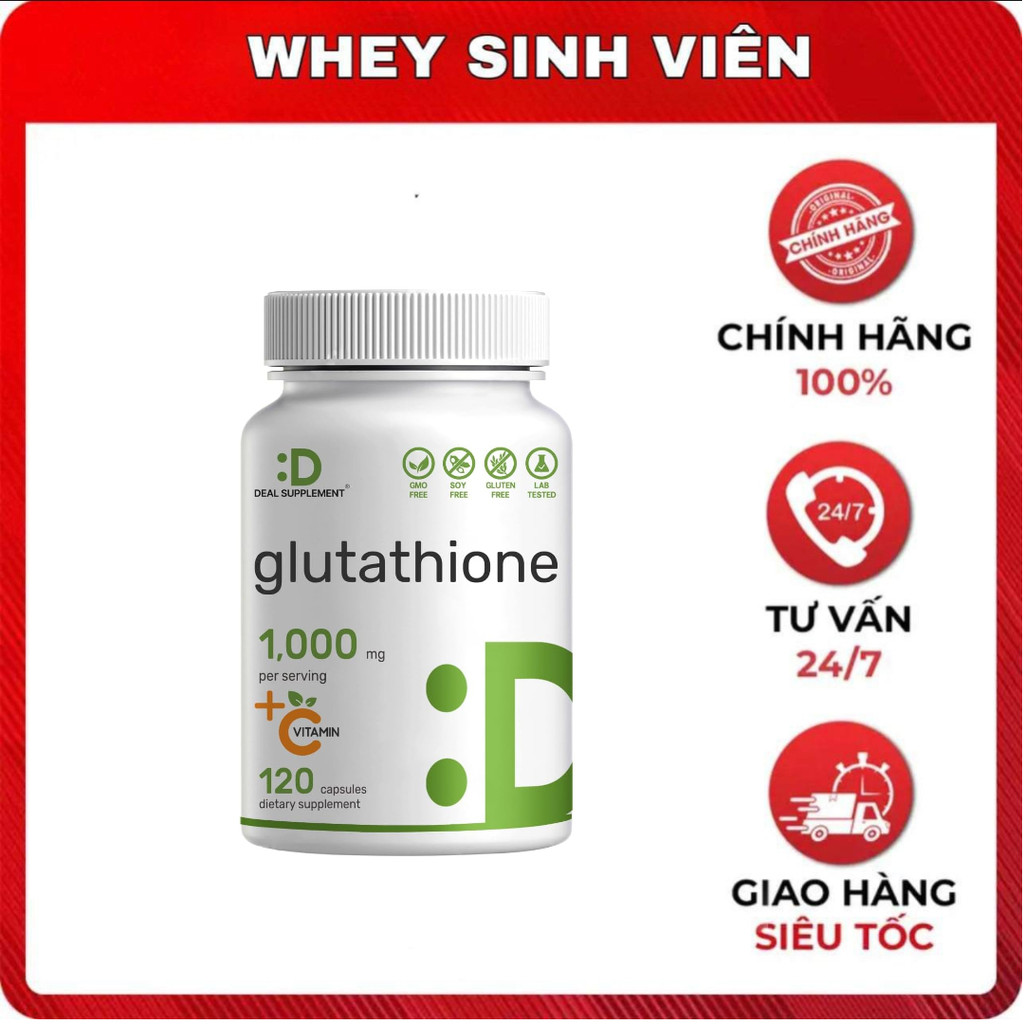 orinthalixium liposomal glutathione Viên uống trắng da Glutathione Vitamin C