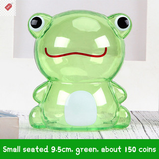 Alik Sáng Tạo Gấu Nhỏ Heo Ngân Hàng Trong Suốt Đồng Xu Giấy Hộp Tiết Kiệm Tiền Dễ Thương An Toàn Hộp Tiền Gửi Trẻ Em Ngày Lễ Quà Tặng Trang Trí Máy Tính Để Bàn VN