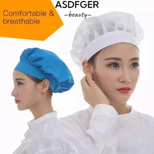 Mũ nấu ăn ASDFGER, Băng đô làm việc kèm mũ đầu bếp tóc, Nồi tóc Lưới phục vụ thực phẩm Nấu ăn Mũ vệ sinh Khách sạn