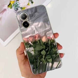 Dành Cho Realme C67 4G Ốp Lưng RMX3890 Vỏ Chống Sốc Hoa Phổ Biến Mềm Trong Suốt Silicon Điện Thoại Cho RealmeC67 4G 2023 C 67 Vỏ