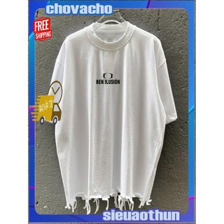Áo thun Stee Cổ tròn Style BEN ILUSION Localbrand ICVCVNI Unisex