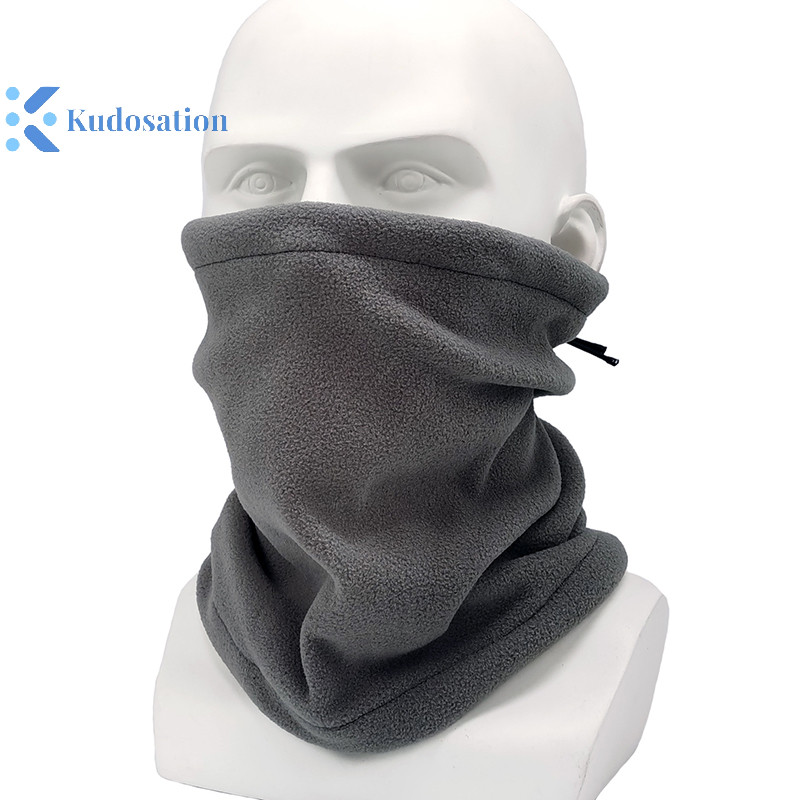 Kudosation Mùa Đông Thể Thao Ngoài Trời Khăn Nhung Cổ Gaiter Trượt Tuyết Ống Khăn Nửa Mặt Dành Cho Nam Nữ Cổ Chống Lạnh Khăn Cổ