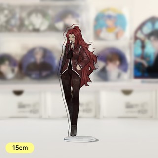 Thư Viện Ruina Đứng Anime Móc Khóa Lobotomy Corporation Nam Móc Chìa Khóa Cho Nữ In Hình Acrylic Móc Khóa Mặt Dây Chuyền Quà Tặng