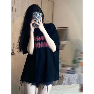 Mới 100% Cotton Plus Size 4XL Tay Ngắn Oversize Cổ Tròn Áo Thun Nữ Plus Size Tee Rời Thương Hiệu Địa Phương Hoạt Hình Trang Phục Làm Việc Thời Trang top
