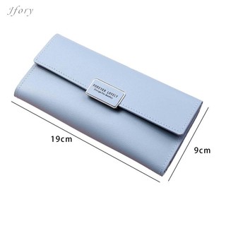 Ví dài dành cho nữ Jfory Thẻ di động có túi dây kéo