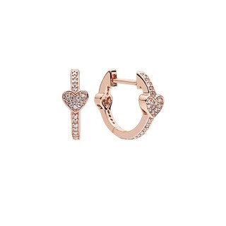 Tại Chỗ Goodss925 Bạc Giấc Mơ Dora Rose Vàng Trái Tim Hấp Dẫn Bông Tai Móc Bông Tai Thời Trang Đơn Giản Nữ Bông Tai