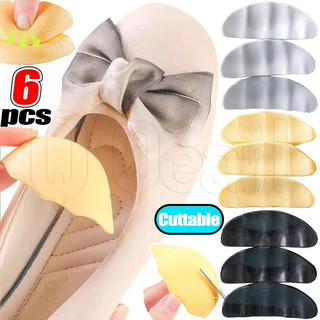 6 Miếng đệm chân trước bằng bọt biển dành cho nữ - Miếng đệm giảm đau - Miếng đệm ngón chân bằng xốp PU - Thay đổi kích thước giày - Miếng đệm nửa kích thước có thể điều chỉnh - Đa năng, có thể cắt được