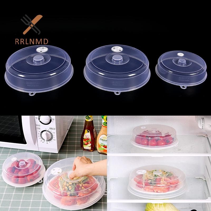 Rrlnmd > Vỏ đĩa vi sóng trong suốt Nắp đĩa thực phẩm Thông gió Hơi nước Nấu ăn nhà bếp MỚI