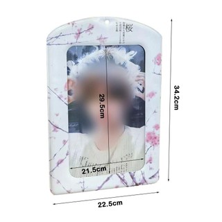 Giá đỡ Photocard MARBLEM, Vỏ bảo vệ hình ảnh PVC khổng lồ, Vỏ thẻ thần tượng Hàn Quốc A4 đầy màu sắc