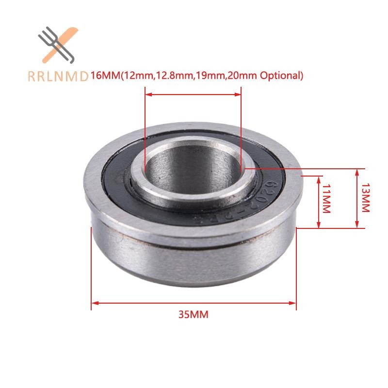 Rrlnmd F6202-2RS Mặt bích ABEC-1 Rãnh sâu Xe đẩy Sân vườn Bóng Con dấu Wheelb Mang MỚI
