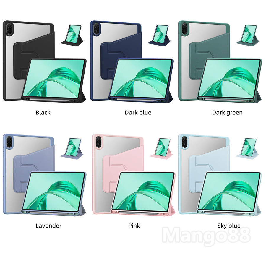 Ốp Lưng Cho Honor Pad X8b 11 Inch 2026 NDL2-W09 LTE 11 2025 11 "2024 X8A Máy Tính Bảng Acrylic Gấp Đứng Ngủ Bao Chống Sốc An Toàn Xoay 360 Đứng Vỏ Bảo Vệ