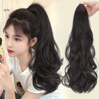 Julyhot 35 / 40 / 45 / 60cm Nữ Tổng Hợp Dài Tóc Giả Xoăn Móng Vuốt Kẹp Sống Động Như Thật Trên Đuôi Ngựa Phần Mở Rộng Tóc Để Tăng Dụng Cụ Tạo Kiểu Lớndeals
