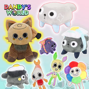 BCT✨Dandy’s World✨New Shellymeow Sang Trọng Thế Giới Dandy Sang Trọng Đồ Chơi Trò Chơi Kinh Dị Goob Pebble Dandy Plushie Mềm Dandys World Plushie Đồ Chơi Nhồi Bông Cho Trẻ Em Quà Tặng Sinh Nhật Quà Tặng Giáng Sinh