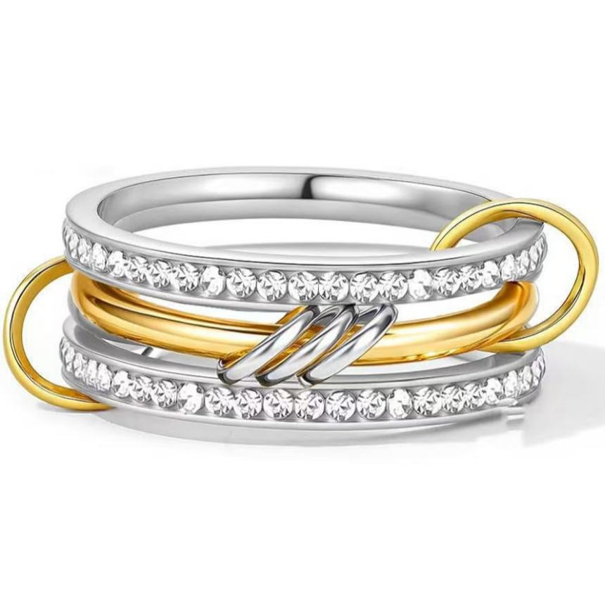 Women's Gold-Plated Ring by iJewelry