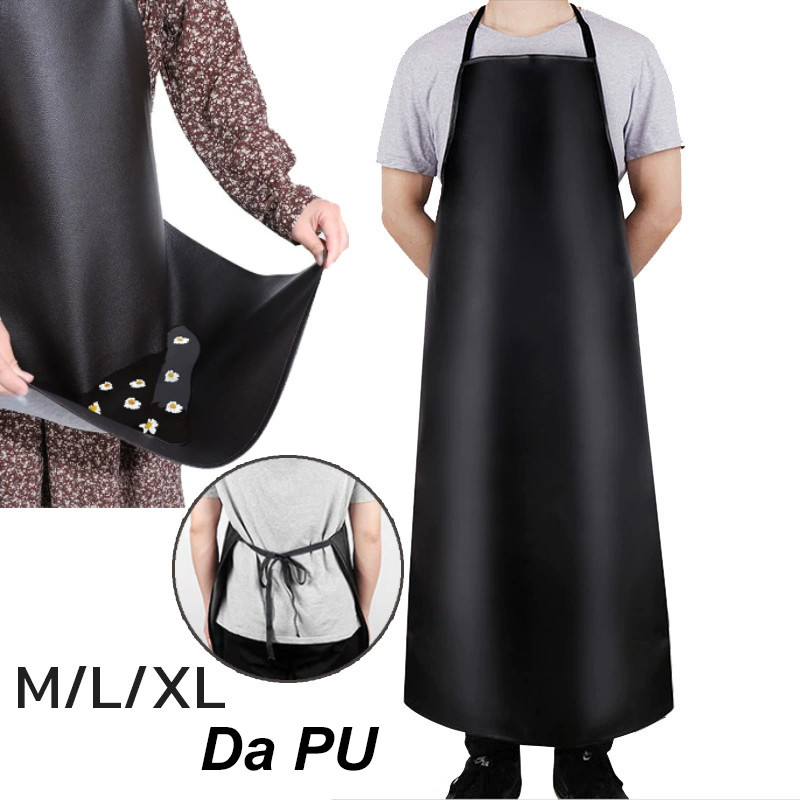 Tạp dề chống thấm nước và chống dầu dành cho nam và nữ Nhà Bếp Lò Sát Sinh Thị Trường Rửa Xe Nhà Máy Tạp Dề Làm Việc
