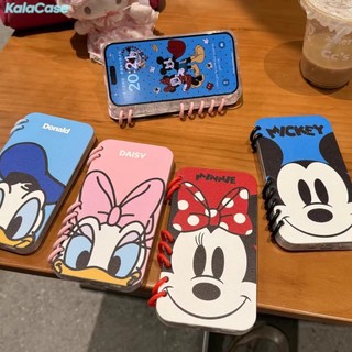 Sổ Tay Thiết Kế Sách Dành Cho Samsung Galaxy A56 A36 A16 A06 4G Ốp lưng Sách Mickey Minnie Hello Kitty Mèo Giai Điệu Bơ Gấu Hoạt Hình Dễ Thương Lật Vỏ Mềm Ốp Lưng