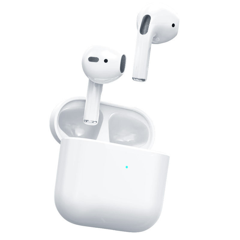 Tai Nghe Bluetooth Pro4 | Tai Nghe Không Dây Bán Trong Tai Mini Siêu Pin - Chống Ồn Hiệu Quả - Âm Thanh Sống Động - Đề Kháng Nước
