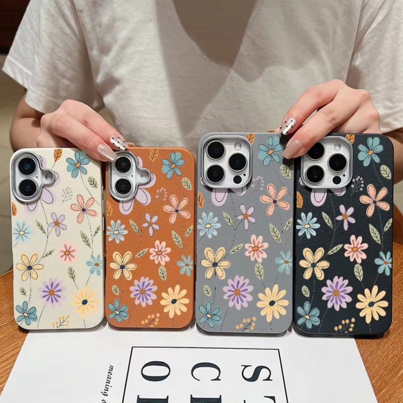 Ốp điện thoại họa tiết hoa tối giản Bohemian cho Realme C71 C75X Note 60 50 C15 C11 C20 Q3 Pro Carnival GT Master Edition Narzo 50 30 50i 50A Prime Lens Protection Cover
