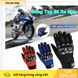 【24H】Găng Tay Hở Ngón – Dành Cho Phượt Thủ, Thoáng Khí, Chống Trượt, Cá Tính