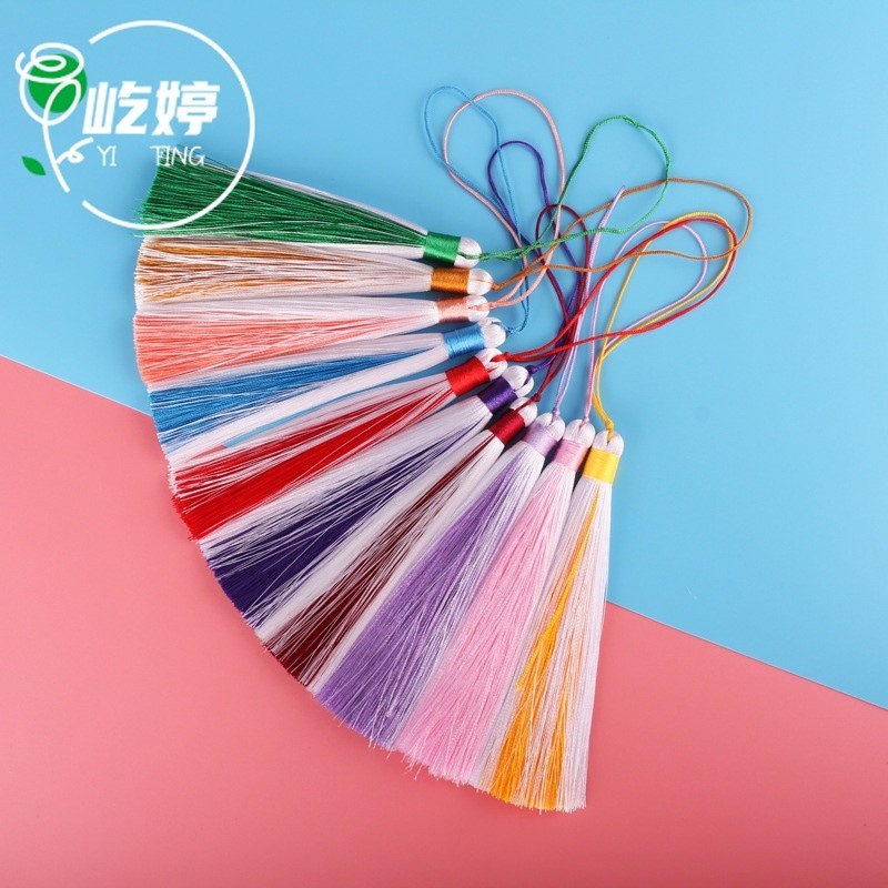 (5 cái)Tua rua cổ trang Phối màu 12cm, nguyên liệu làm trang sức cổ trang, Nguyên liệu DIY,Phụ kiện cưới Khánh Huyền