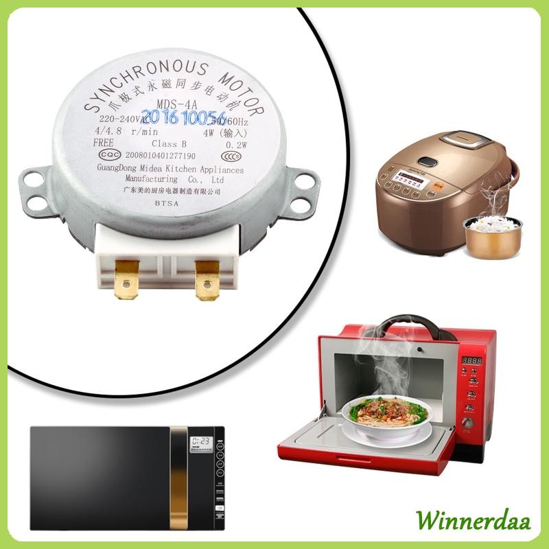 WINN Động cơ đồng bộ lò vi sóng hoàn toàn mới và nguyên bản với thiết bị đầu cuối 2 chân cho lò vi sóng Midea 220-240V