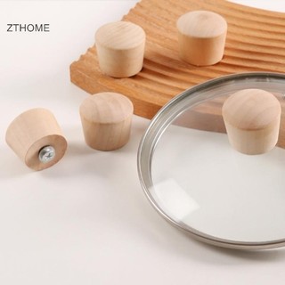 ZTHOME Nắp Nồi Tay Cầm Đa Năng Nắp Nồi Giữ Tay Cầm Gỗ Có Thể Thay Thế Núm Nắp Nồi Tay Phần Phụ Kiện Nhà Bếp Accessorie HOT