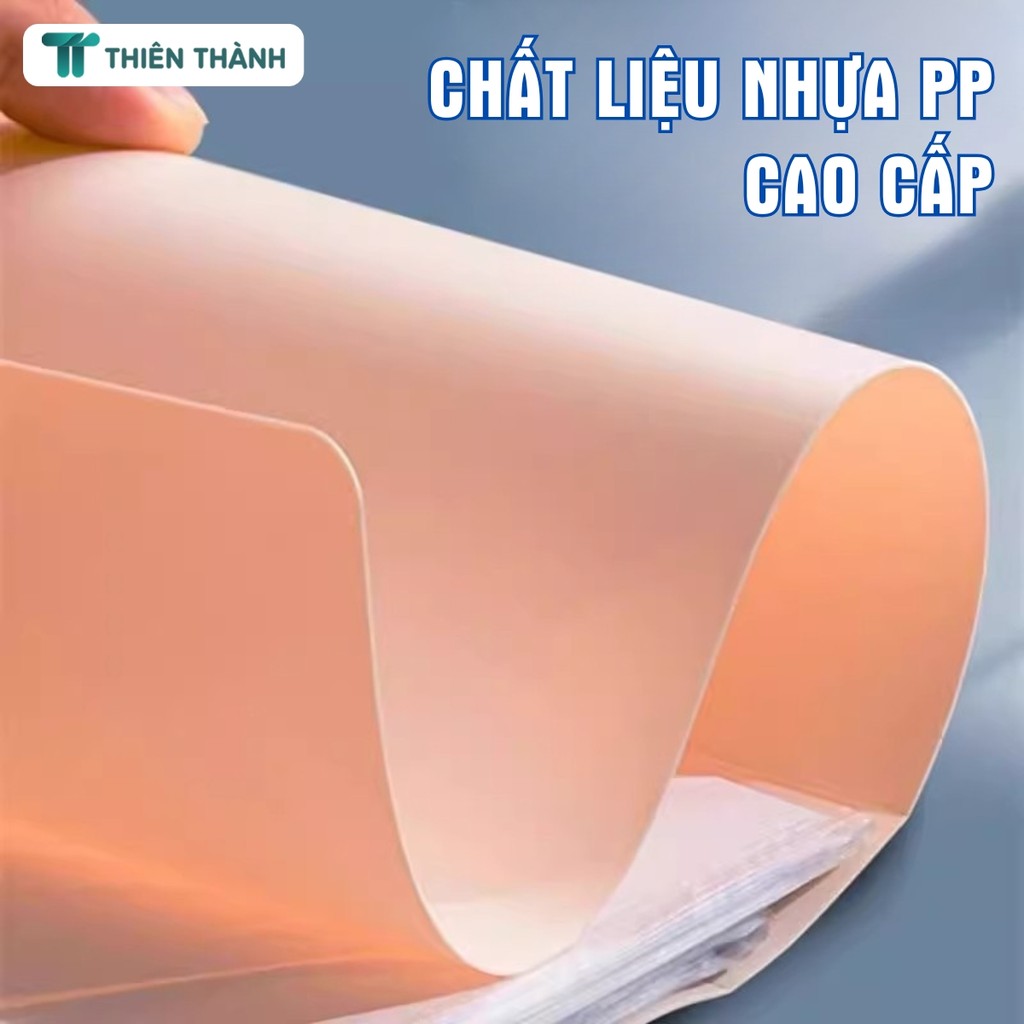 File Đựng Giấy Tờ A4 Trong Suốt - File Lá Đa Năng, Chống Thấm Nước, Dễ Dàng Phân Loại Tài Liệu