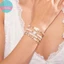 Sund 4 Cái / bộ Nhiều Màu Sắc Gốm Cá Quyến Rũ Vòng Tay Handmade Đàn Hồi Xếp Chồng Gạo Đính Hạt Vòng Tay Bãi Biển Mùa Hè Tình Bạn Tặng VN