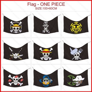 GC9 ONE PIECE Cờ Anime Biểu Ngữ Luffy Zoro Cosplay Treo Cờ Poster Trang Trí Nhà Tiệc Halloween CG9