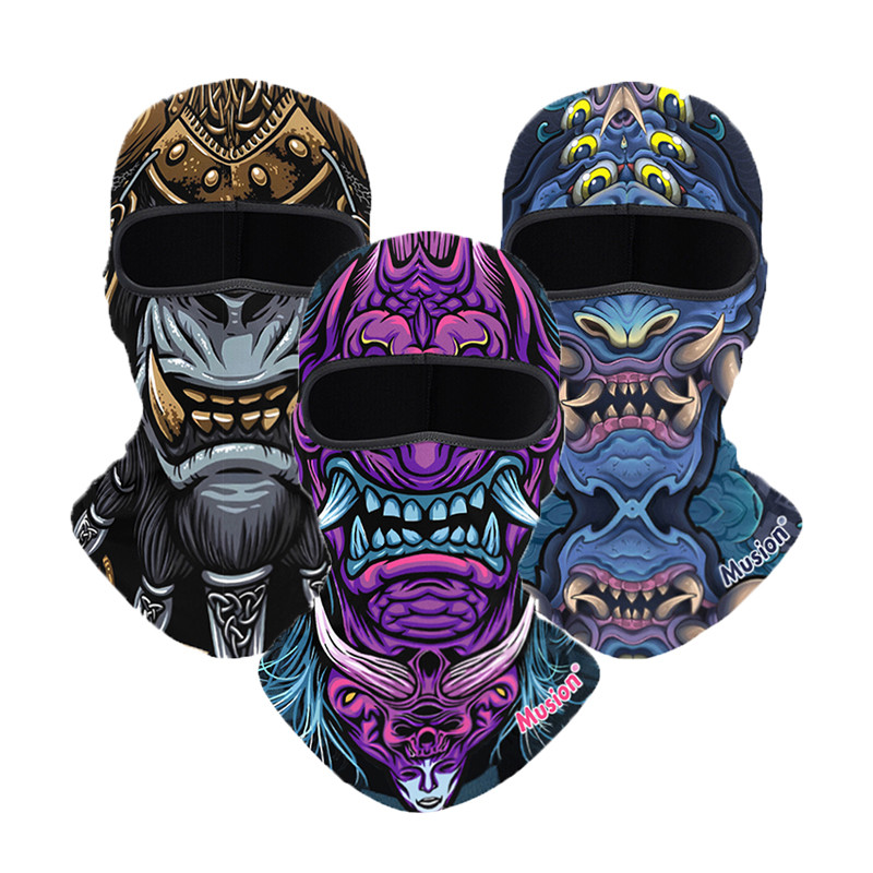 Mũ trùm đầu Musion Balaclava câu cá chống tia UV che nắng cho xe máy Mặt nạ chống mồ hôi đa chức năng thoáng khí