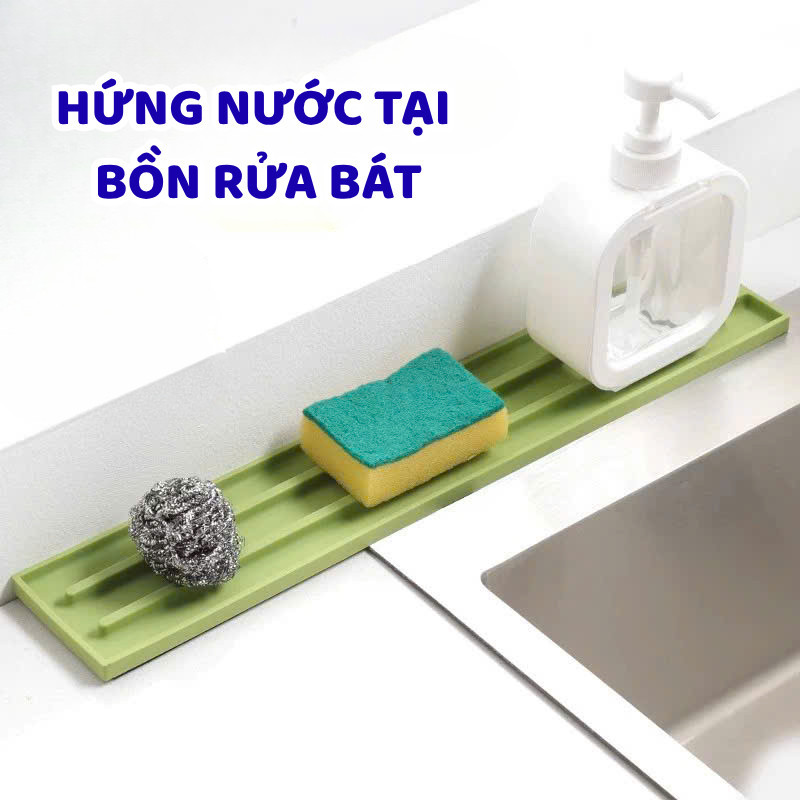 Tấm Lót Silicon Để Nắp Nồi Chống Trượt Chịu Nhiệt DinoHome, Miếng Kê Nắp Nồi Nhà Bếp Đa Năng