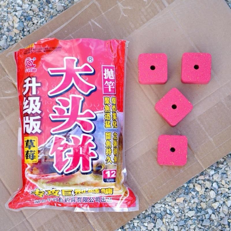 Mồi Gạch Vị Dâu Câu Lăng Xê hàng loại 1 Chuyên Câu Cá Mè gtyee